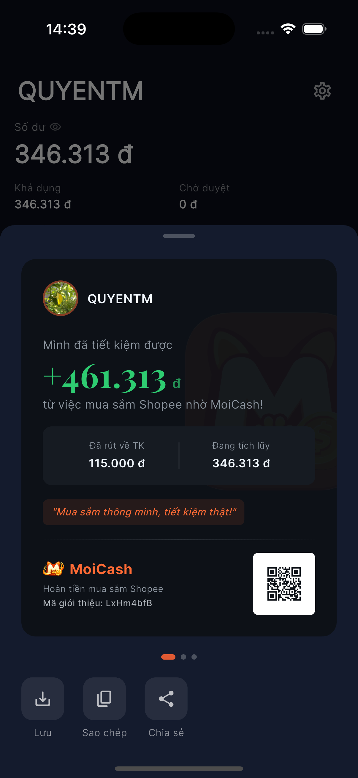 Kiểu 1 — Tiết kiệm