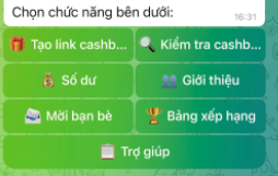 MoiCash x Telegram: Tạo link cashback, kiểm tra hoàn tiền ngay trong Telegram