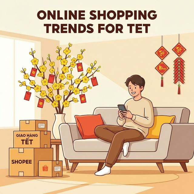 Xu Hướng Tết 2026: Tại Sao Giới Trẻ Chọn 'Sắm Tết Online'?